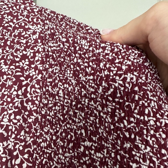 Old navy maroon midi dress - Picture 4 of 5